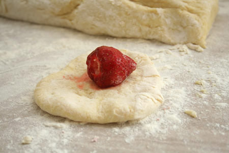 Truskawki układamy ...